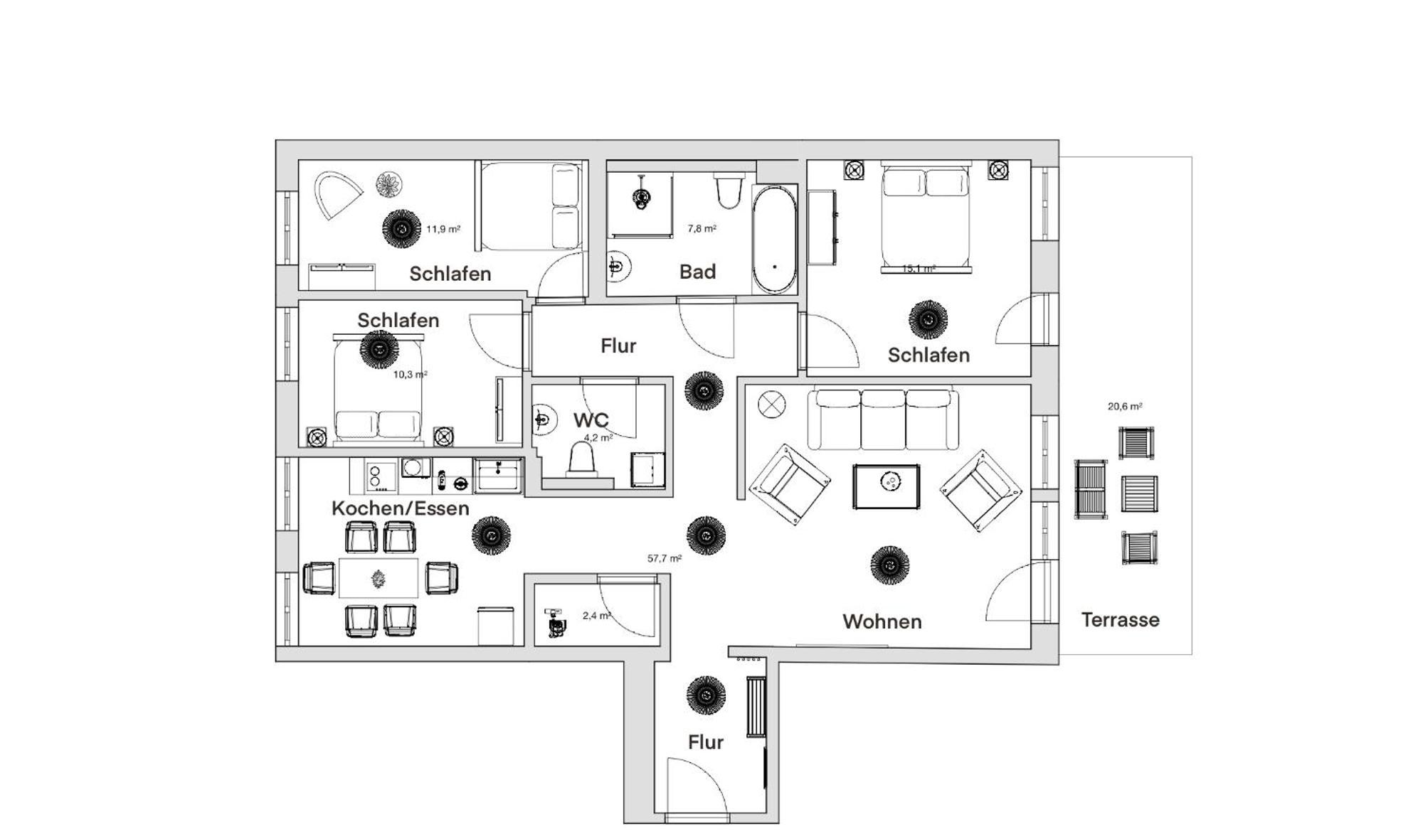 Pineapple Apartments Dresden Altstadt I - 117 Qm - 1X Free Parking Dış mekan fotoğraf